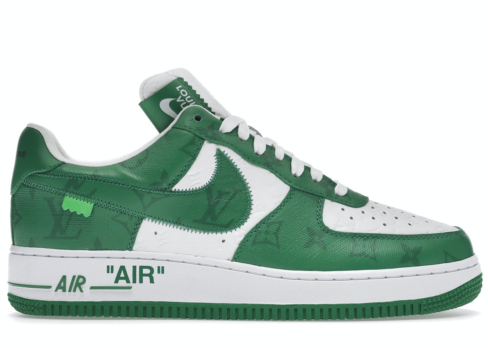 Nike Louis Vuitton Louis Vuitton X Nike Air Force 1 Chrome Toe  Size 95  Available For Immediate Sale At Sothebys